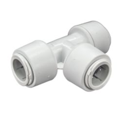 FloPlast FloFit+ Plastic Push-Fit Equal Tee 28mm