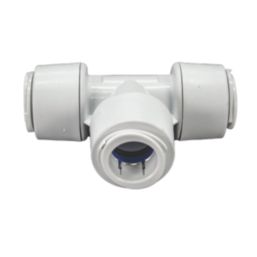 FloPlast FloFit+ Plastic Push-Fit Equal Tee 28mm