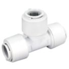FloPlast FloFit+ Plastic Push-Fit Equal Tee 28mm