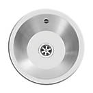Swirl Royal Mini 1 Bowl Stainless Steel Kitchen Sink 335 x 355mm