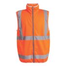 Regatta Pro Zip Collar Vest Hi-Vis Vest Orange Small 37.5" Chest