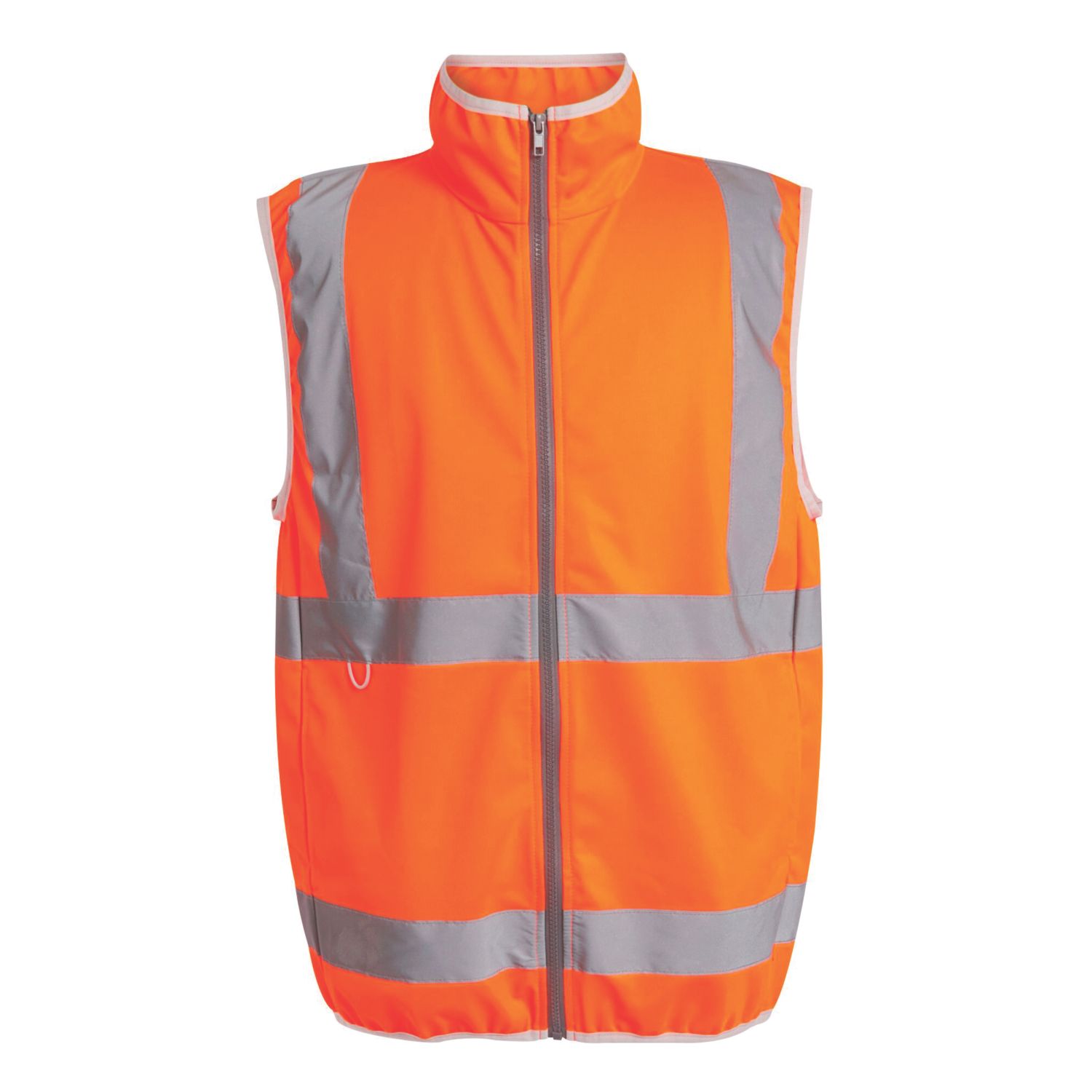 Regatta Pro Zip Collar Hi-Vis Vest Orange Small 37.5" Chest (490VF)