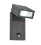 Saxby Inova Outdoor PIR Wall Light - E27 GLS LED Outside Sensor Light
