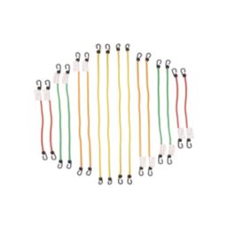Smith & Locke Assorted Bungee Set 330-1000mm x 8mm 16 Pieces