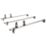 Van Guard VG248-3 Citroen Dispatch 2007 - 2016 ULTI Van Roof Bars 1400mm