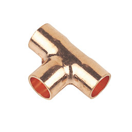 Flomasta  Copper End Feed Equal Tee 8mm