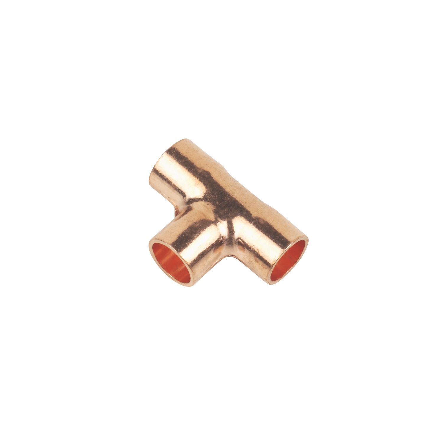 Flomasta Copper End Feed Equal Tee 8mm (49157)