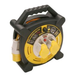 Masterplug LVHLT2516/2-XD 16A 2-Gang 25m  Cable Reel 110V