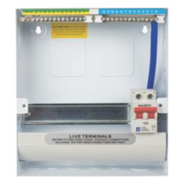 Lewden PRO-R09W-R1 11-Module 9-Way Part-Populated High Integrity Main Switch Consumer Unit