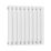 Reina Elips Single 600mm x 540mm 1415BTU White Vertical Designer Radiator