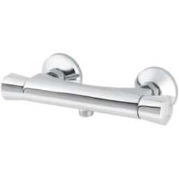 Rize Exposed Thermostatic Mixer Shower Valve Fixed Chrome