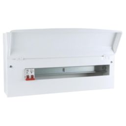 MK Sentry  21-Module 19-Way Part-Populated  Main Switch Consumer Unit