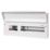 MK Sentry  21-Module 19-Way Part-Populated  Main Switch Consumer Unit