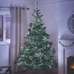 500 LED Indoor & Outdoor Ice White Compact String Christmas Lights