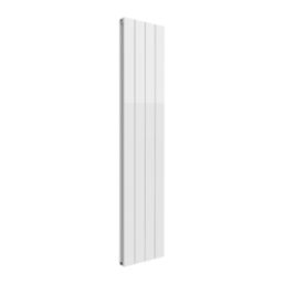 Reina Casina 1800mm x 375mm 4102BTU White Vertical Aluminium Radiator