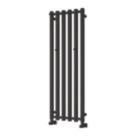 Reina 1200mm x 415mm 1965BTU Black Flat Designer Towel Radiator