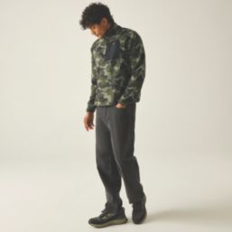 Regatta Frankie Half Zip Fleece Olive Night Camo Print  Medium 39-40" Chest