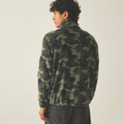 Regatta Frankie Half Zip Fleece Olive Night Camo Print  Medium 39-40" Chest