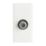 Contactum Media Modular F-Type Satellite Socket White