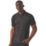 Regatta Navigate Short Sleeve Polo Shirt Black/Orange Pop Medium 39.5" Chest