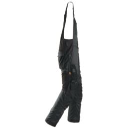 Snickers 6051 - Stretch Bib & Brace Overalls Black Medium 35" W 32" L