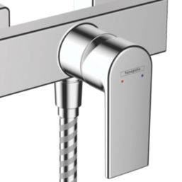 Hansgrohe Vernis Shape Exposed Single Outlet Manual Chrome Dual Flow Shower Mixer Valve