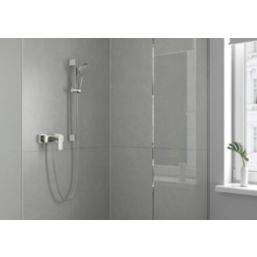Hansgrohe Vernis Shape Exposed Single Outlet Manual Chrome Dual Flow Shower Mixer Valve