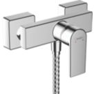 Hansgrohe Vernis Shape Exposed Single Outlet Manual Chrome Dual Flow Shower Mixer Valve