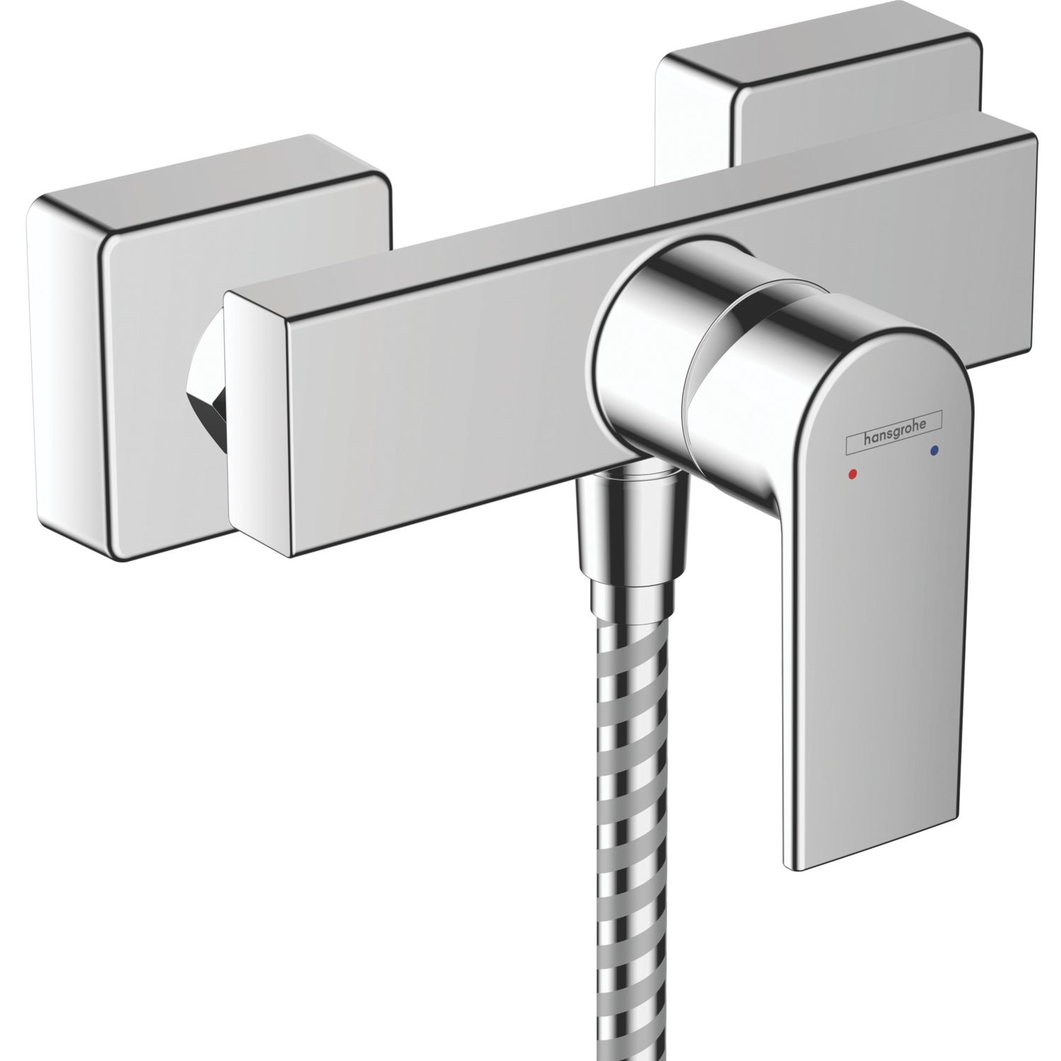 Hansgrohe Vernis Shape Exposed Single Outlet Manual Chrome Dual Flow Shower Mixer Valve (491VH)