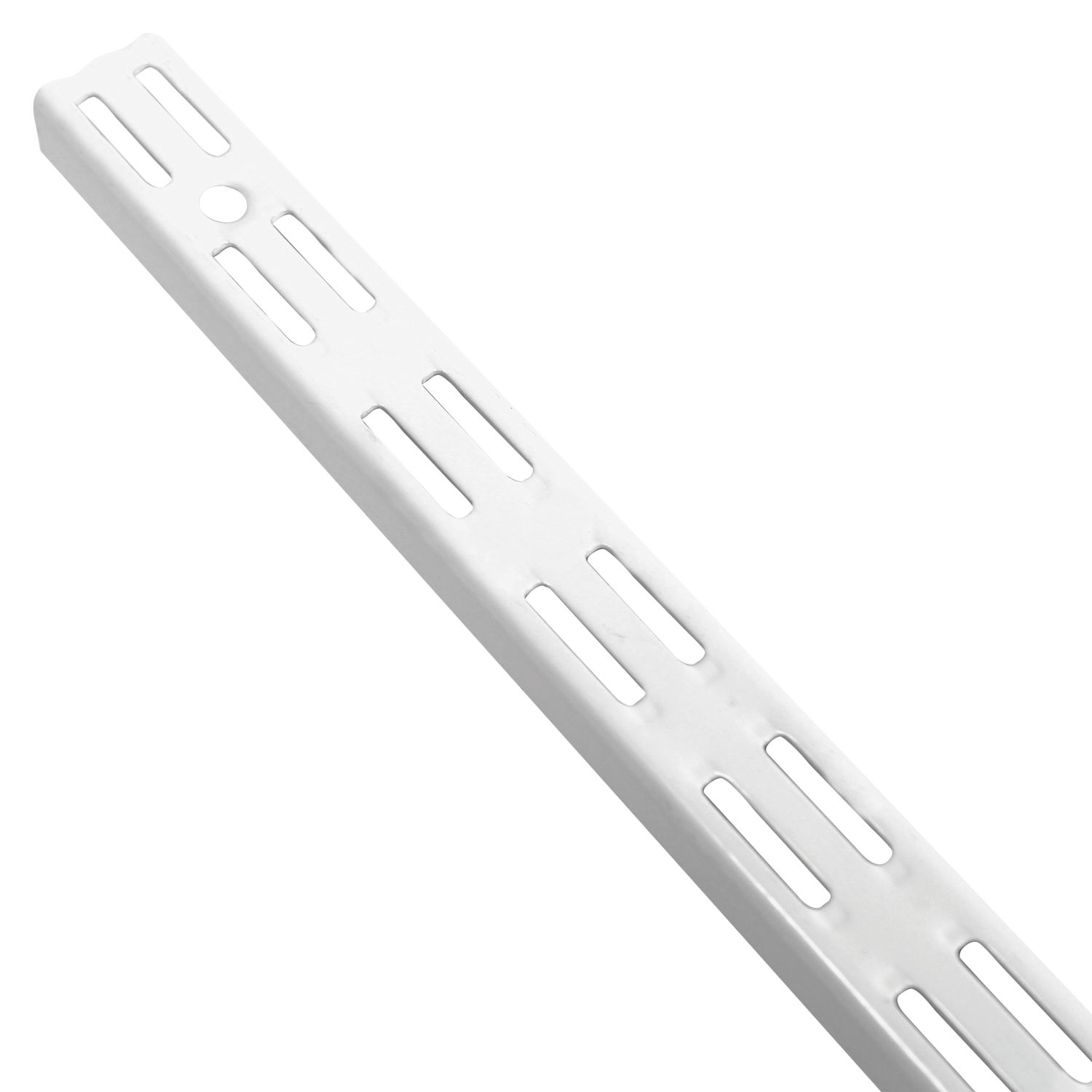 RB UK Antibacterial Twin Slot Uprights White 2400mm x 25mm 2 Pack (491VJ)