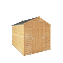 Mercia Value Windowless 6' x 7' 6" (Nominal) Apex Overlap Timber Shed