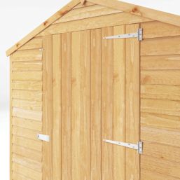 Mercia Value Windowless 6' x 7' 6" (Nominal) Apex Overlap Timber Shed