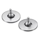 Briton Fire Rated Pull Handle Face-Fixed Rose Mounting Kit