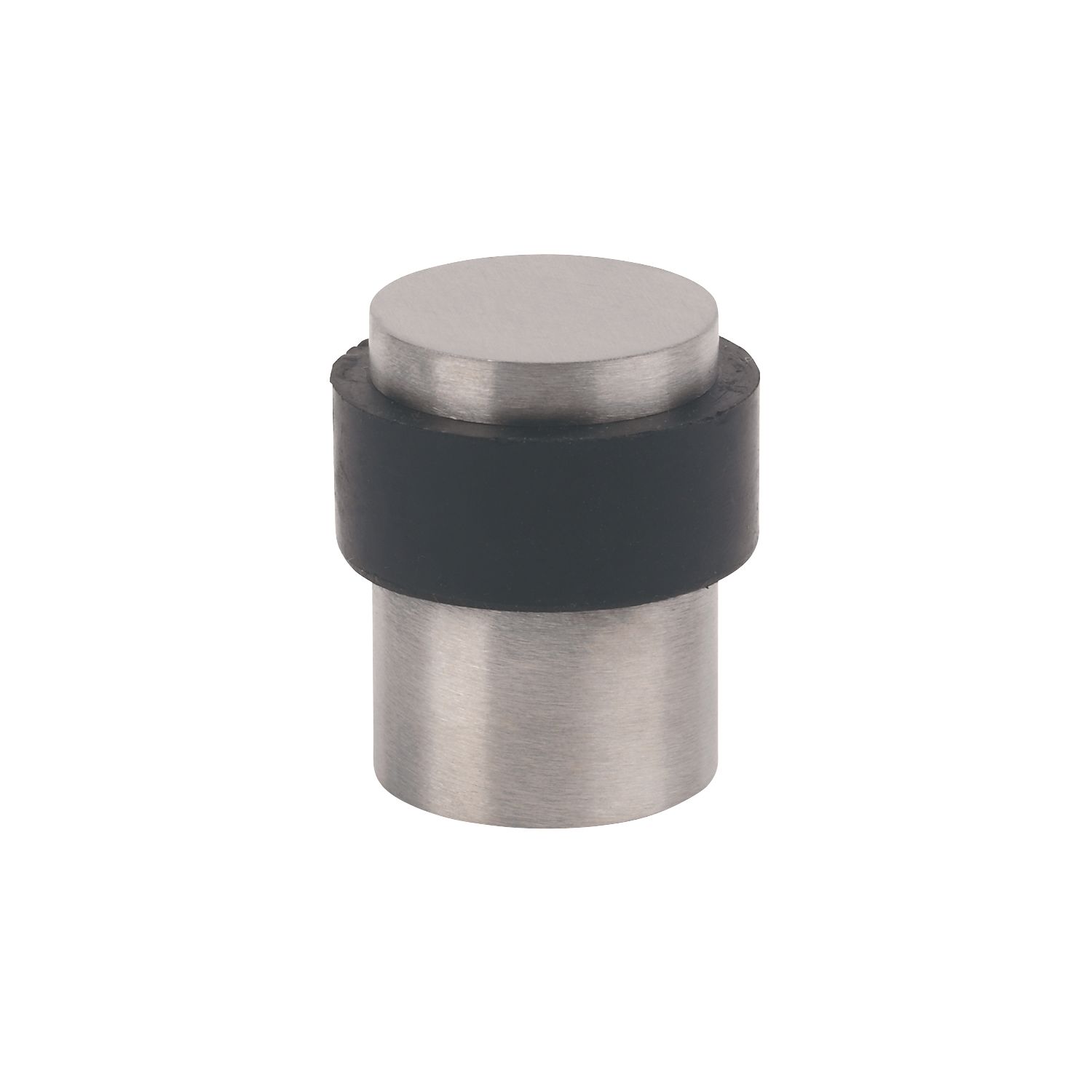 Eclipse Round Door Stop 30 x 41mm Satin Stainless Steel (49288)