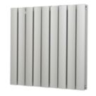 Venus 600mm x 625mm 2705BTU Matt Chrome Horizontal Designer Radiator
