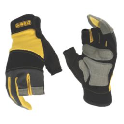 DEWALT Performance 3-Finger Framer Gloves Black / Yellow / Grey Medium