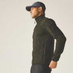 Regatta Newhill Full Zip Fleece Dark Khaki 3X Large 55.9" Chest