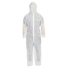 Disposable Coverall White X Large 53 3/4" Chest 33" L