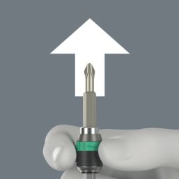 Wera 8784 B1 Zyklop  3/8" F - 1/4" Hex M Bit Adaptor