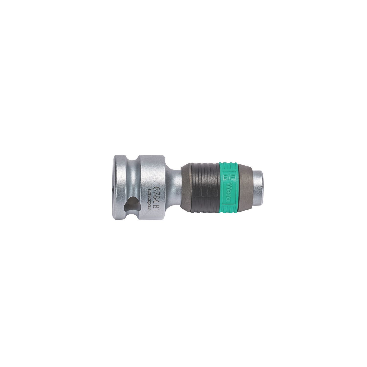 Wera 8784 B1 Zyklop 3/8" F - 1/4" Hex M Bit Adaptor (492HF)