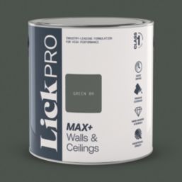 LickPro Max+ 2.5Ltr Green 06 Matt Emulsion  Paint