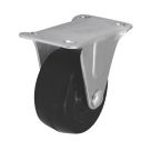 Essentials Heavy Duty Fixed Castor 50mm Black