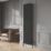 Reina 1800mm x 285mm 4930BTU Black Vertical 2 Column Radiator