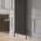 Reina 1800mm x 285mm 4930BTU Black Vertical 2 Column Radiator