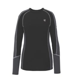 Dare 2B Exchange IV Womens Base Layer T-Shirt & Bottoms Black & Ebony Size 20