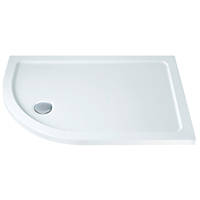 Offset Quadrant Shower Tray LH White 1200 x 900 x 40mm