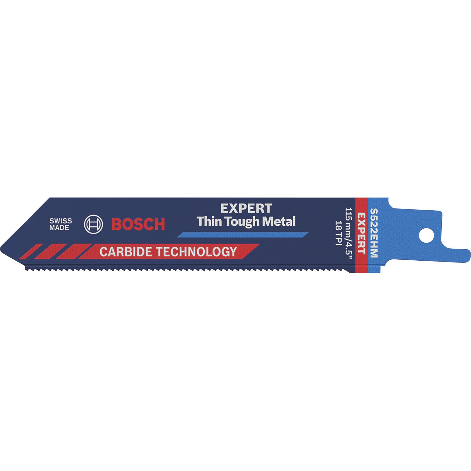 Bosch Expert S522EHM Sheet Stainless Steel Reciprocating Saw Blade 115mm (492RR)