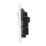 Arlec  13A 2-Gang SP Switched Socket White  with Colour-Matched Inserts