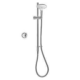 Mira Mode Gravity-Pumped Rear-Fed Chrome Thermostatic Digital Mixer Shower