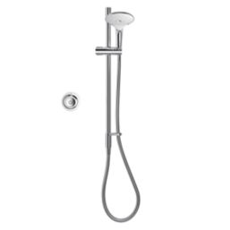 Mira Mode Gravity-Pumped Rear-Fed Chrome Thermostatic Digital Mixer Shower